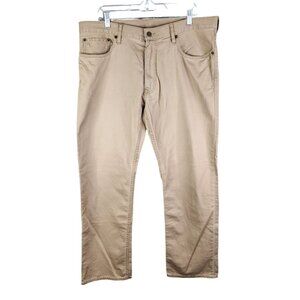 Mens Tan Brown Ralph Lauren Polo Jeans 100% Cotton Classic Fit Size 36x32